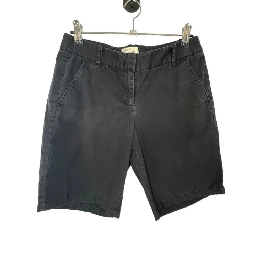 J. Crew Black Bermuda Shorts